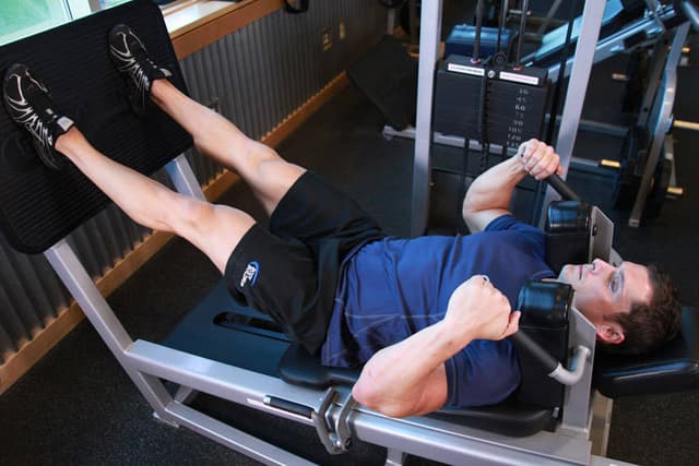 Lying Machine Squat - view 2