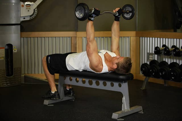 Lying Triceps Press