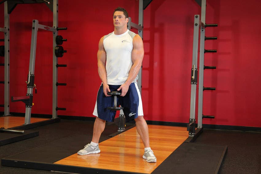 Plie Dumbbell Squat