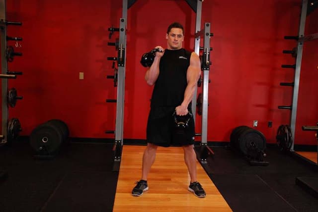 Alternating Hang Clean - view 2