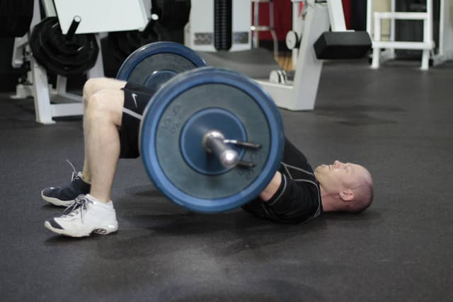 Barbell Glute Bridge - view 2