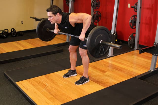 Barbell Rear Delt Row - view 2