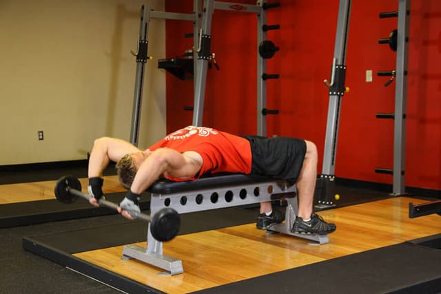 Bent-Arm Barbell Pullover