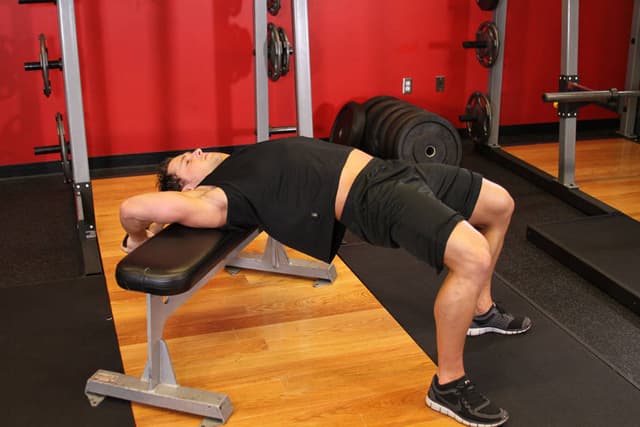 Bent-Arm Dumbbell Pullover - view 2