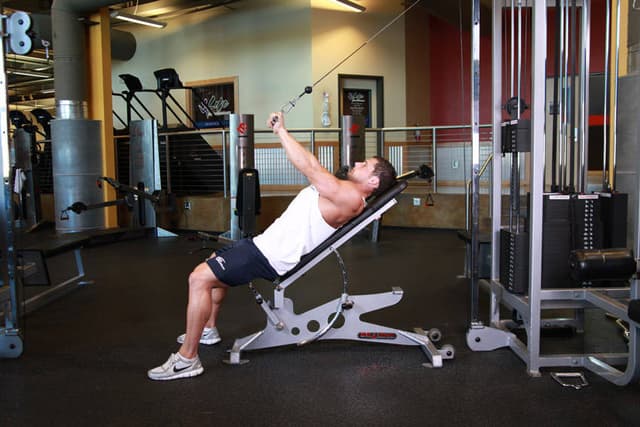 Cable Incline Triceps Extension - view 2