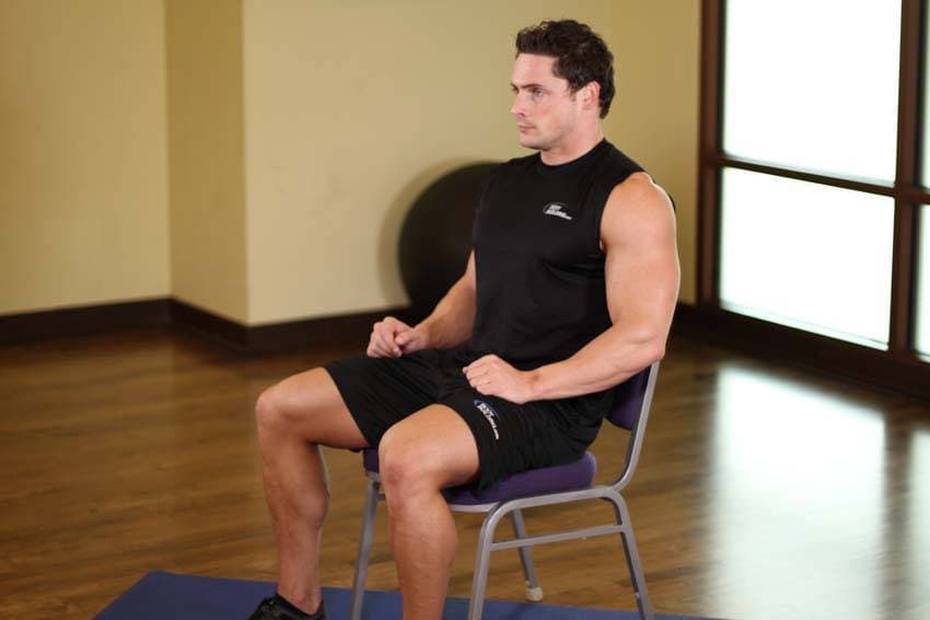 Chair Upper Body Stretch