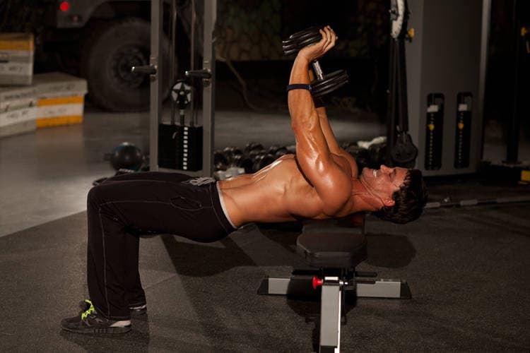 Close-Grip Dumbbell Press