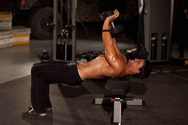 Close-Grip Dumbbell Press
