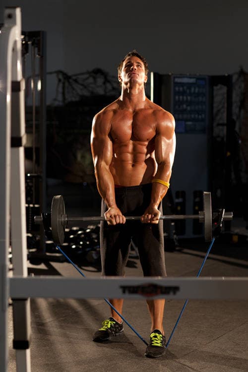 Close-Grip EZ-Bar Curl with Band