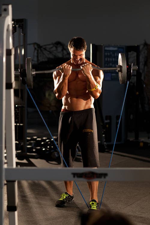 Close-Grip EZ-Bar Curl with Band - view 2