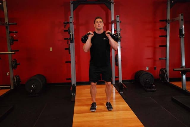 Double Kettlebell Jerk - view 2