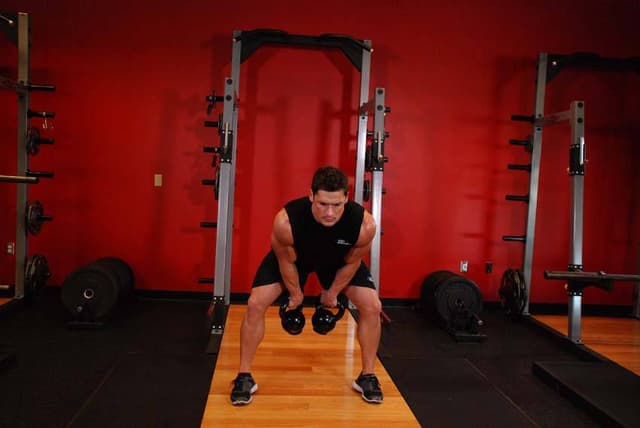 Double Kettlebell Snatch - view 2