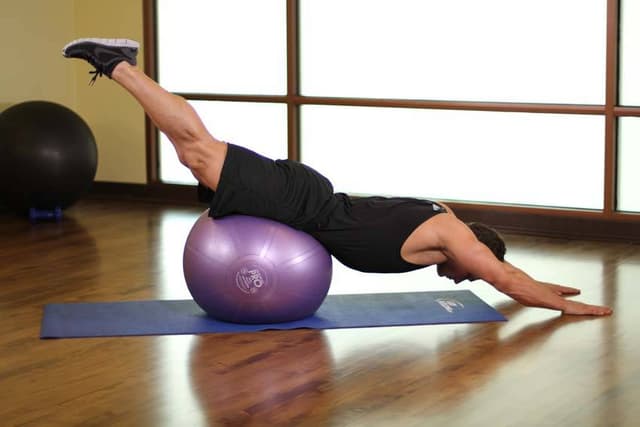 Downward Facing Balance - view 2