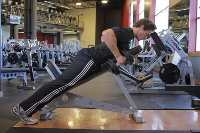 Dumbbell Incline Row - view 2