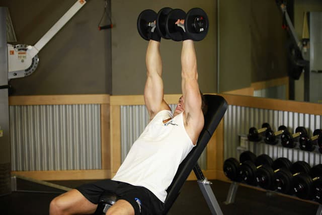 Dumbbell Incline Shoulder Raise - view 2