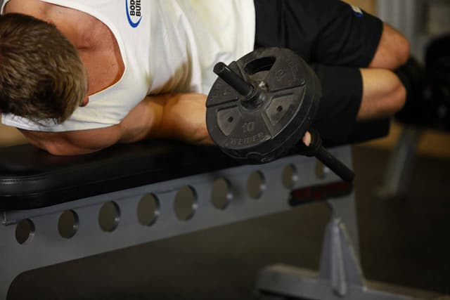 Dumbbell Lying Pronation - view 2