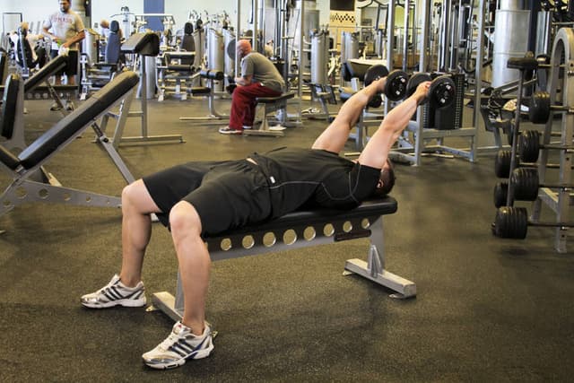 Dumbbell Tricep Extension -Pronated Grip - view 2