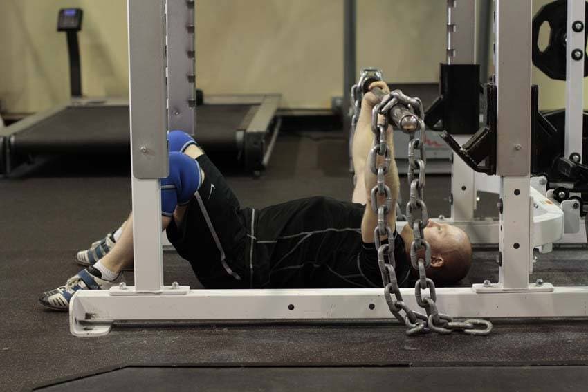 Floor Press with Chains