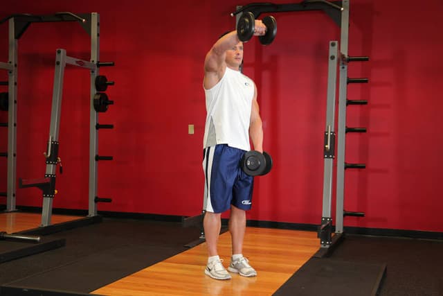 Front Dumbbell Raise - view 2