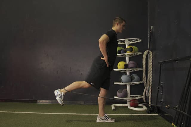 Hip Extension with Bands - view 2