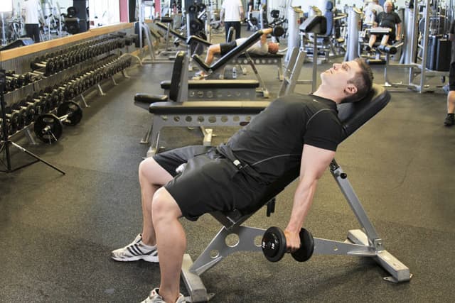 Incline Hammer Curls