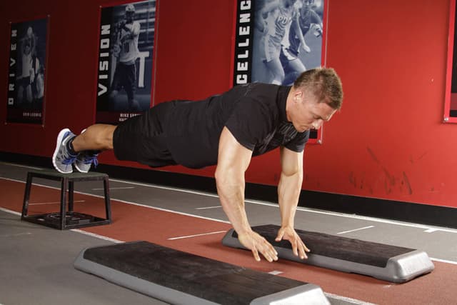 Incline Push-Up Depth Jump - view 2