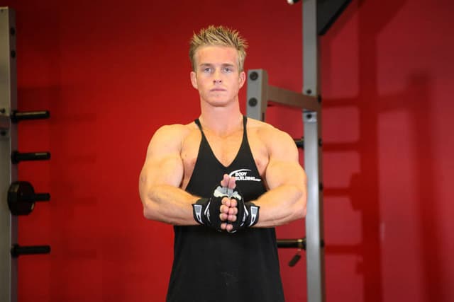 Isometric Chest Squeezes - view 2