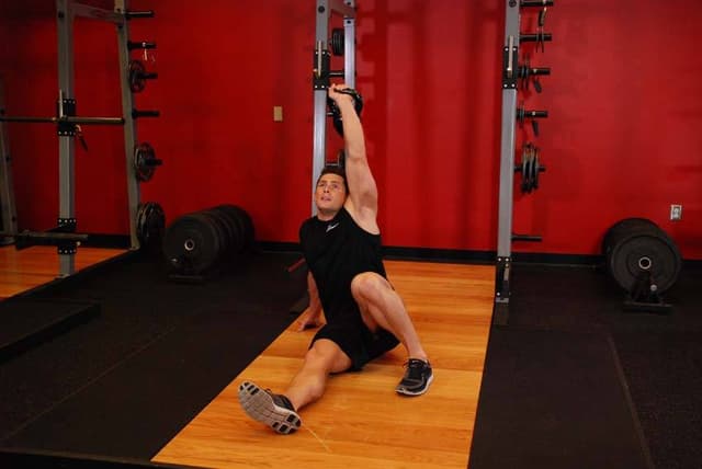 Kettlebell Turkish Get-Up (Squat style) - view 2