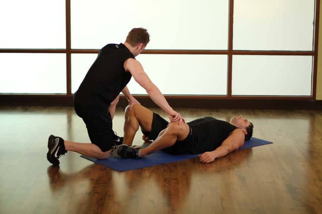 Lying Bent Leg Groin