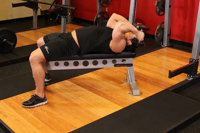 Lying Dumbbell Tricep Extension