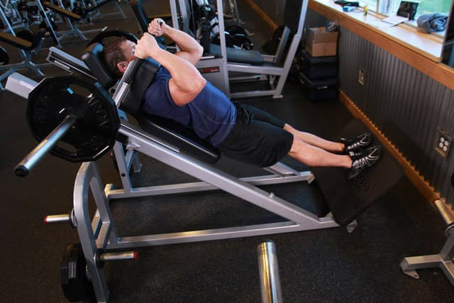 Narrow Stance Hack Squats - view 2