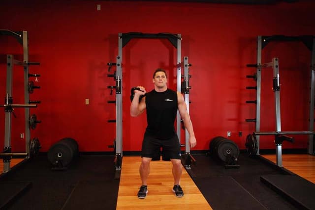 One-Arm Kettlebell Jerk - view 2