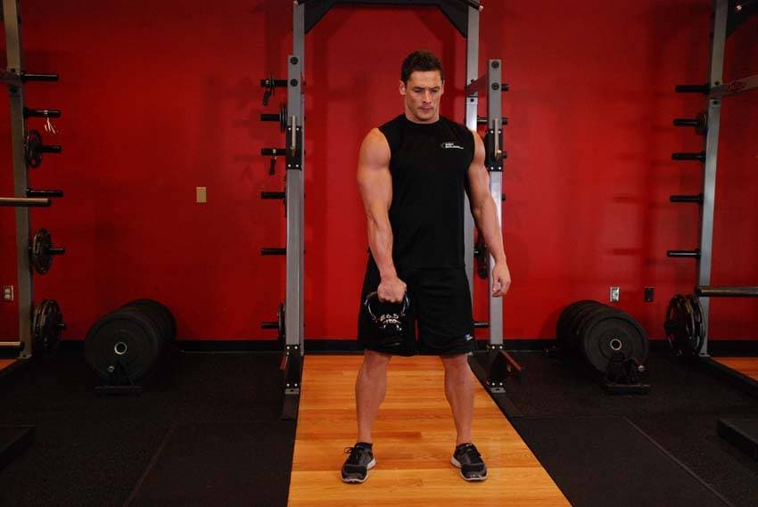 One-Arm Kettlebell Split Snatch