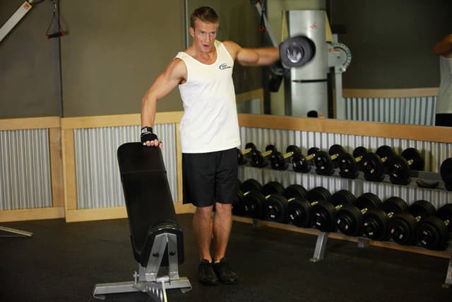 One-Arm Side Laterals - view 2