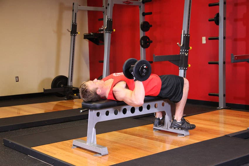 One Arm Dumbbell Bench Press