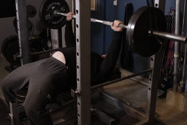 Reverse Band Bench Press