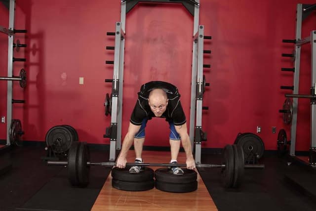 Romanian Deadlift from Deficit - view 2