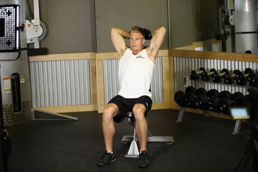 Seated Triceps Press