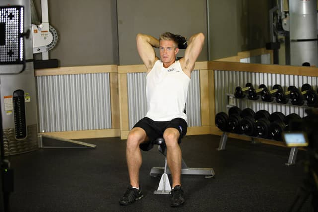 Seated Triceps Press