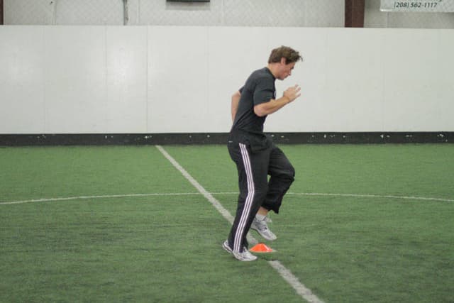 Single-Cone Sprint Drill - view 2