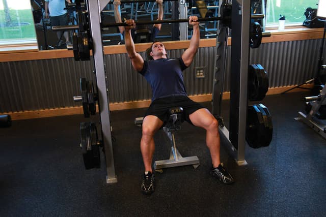 Smith Incline Shoulder Raise