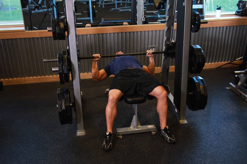 Smith Machine Bench Press