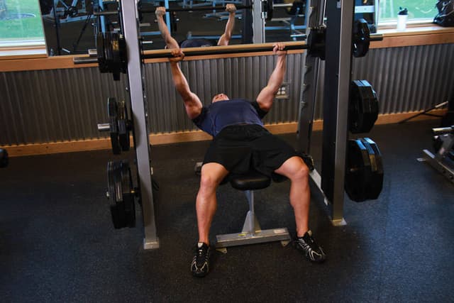 Smith Machine Bench Press - view 2
