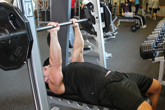 Smith Machine Close-Grip Bench Press - view 2