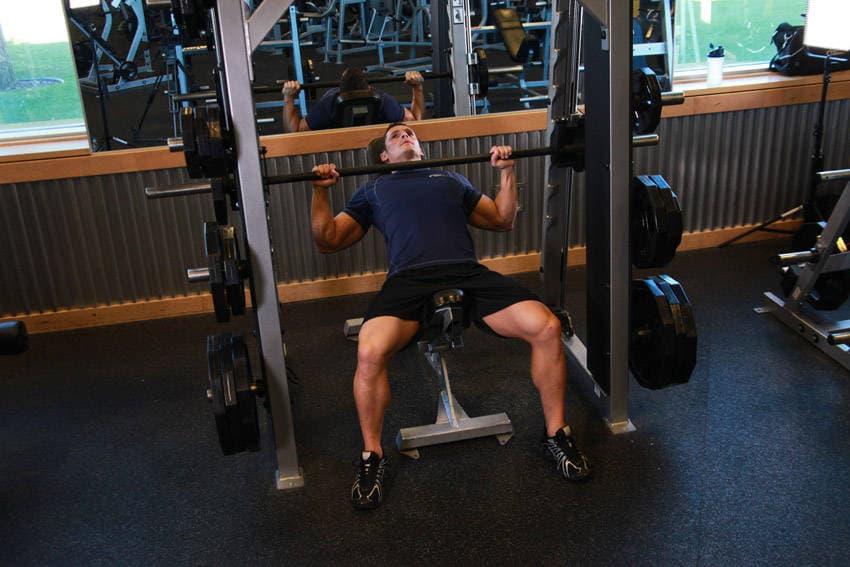 Smith Machine Incline Bench Press
