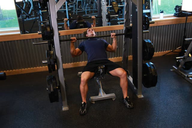 Smith Machine Incline Bench Press