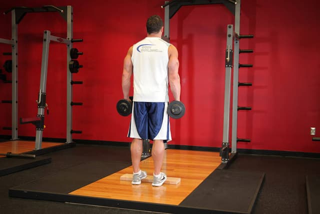 Standing Dumbbell Calf Raise