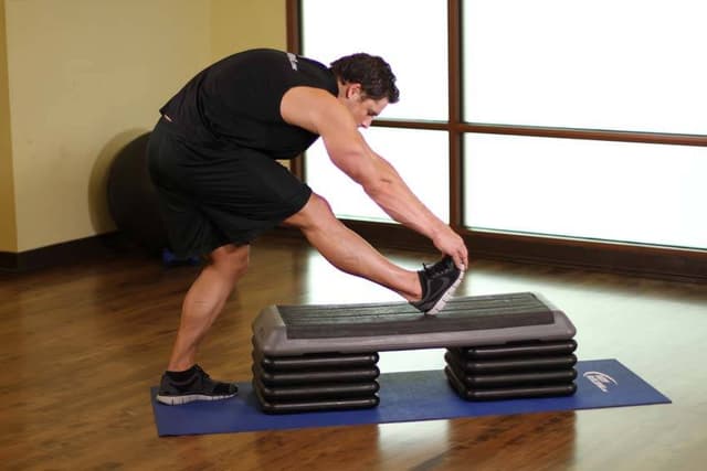 Standing Gastrocnemius Calf Stretch - view 2