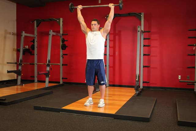 Standing Military Press - view 2