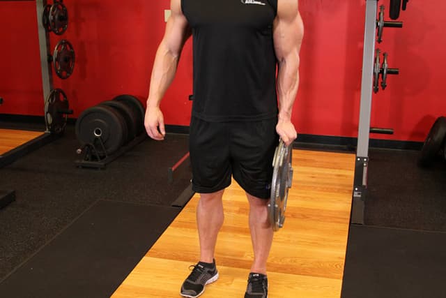 Standing Olympic Plate Hand Squeeze - view 2